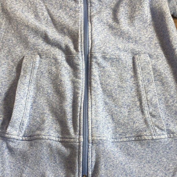 T by Talbots Women Size SP Light Blue Space Dyed Zip up Jacket - Picture 8 of 11